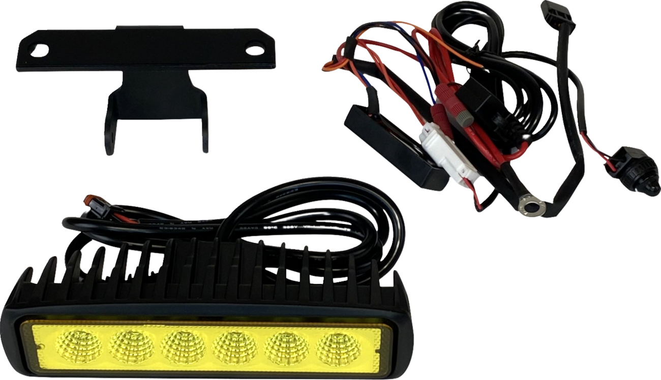 Custom Dynamics LED Yellow Light Bar Kit for 2015-2024 Harley Road Glide FLTR