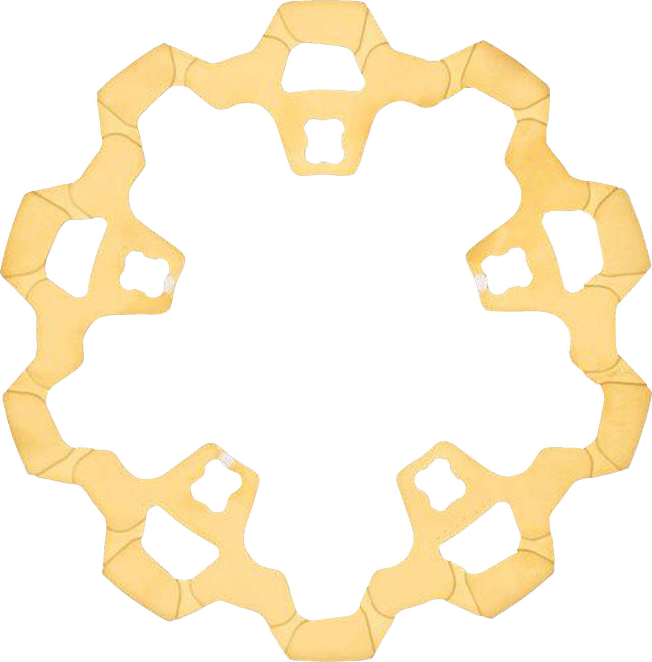 Lyndall Racing Enforcer Gold Front Brake Rotor for 2014-2023 Harley Davidson