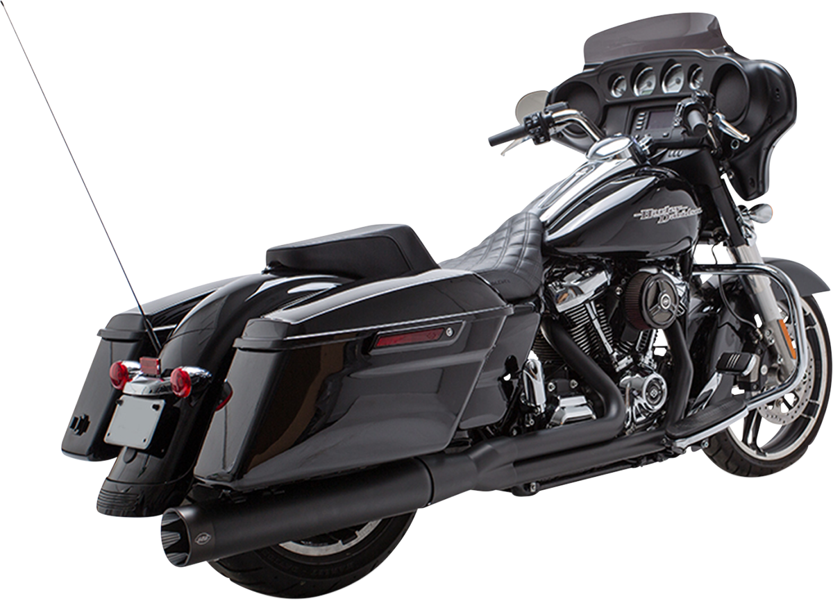 S&S Sidewinder 2-1 Black Motorcycle Exhaust 2017-2021 Harley Touring Models