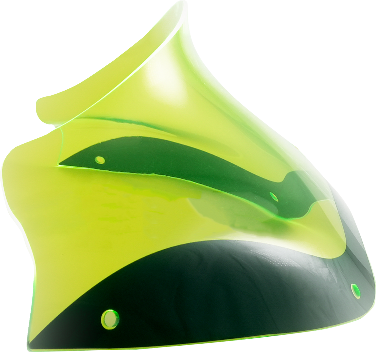 Klock Werks  8" Kolor Flare Green Ice Windshield 1998-2013 Harley Road Glide