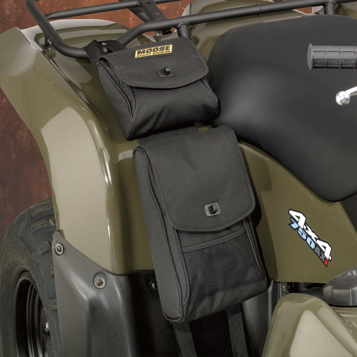 Moose Utility Big Horn Rear Universal ATV Fender Rack Storage Bag Polaris Honda