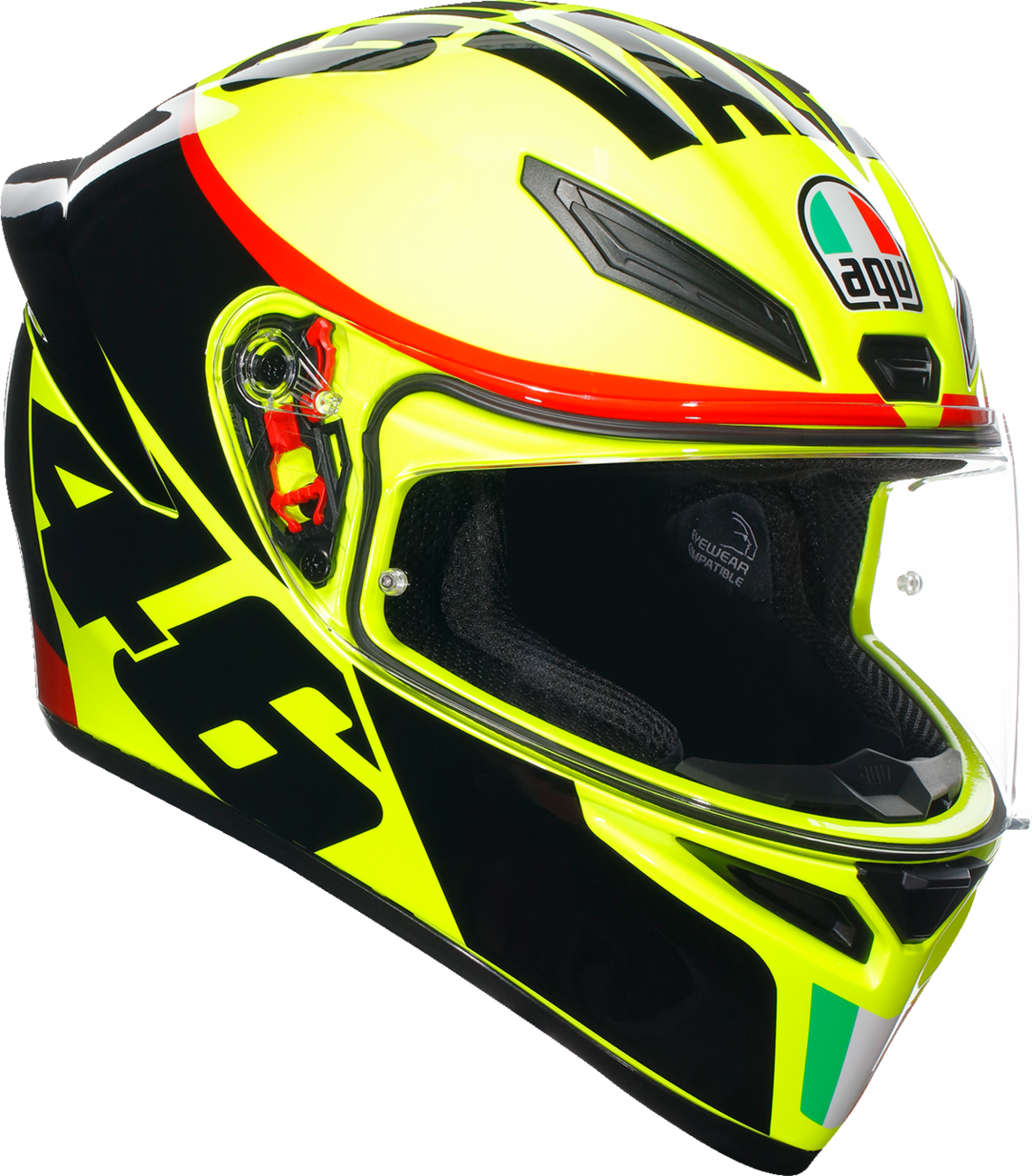 AGV K1 S Grazie Vale Yellow Unisex Adult Motorcycle Street Full Face Helmet
