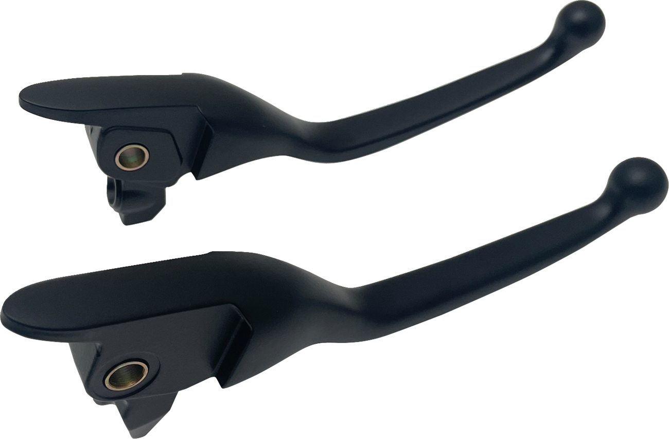Drag Specialties Narrow Black Brake Clutch Hand Levers 2017-2019 Harley Touring