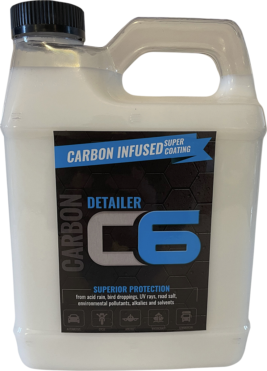 Cycle Care 64oz C6 Carbon Infused Graphene Detailer Cleaner Protectant Bottle