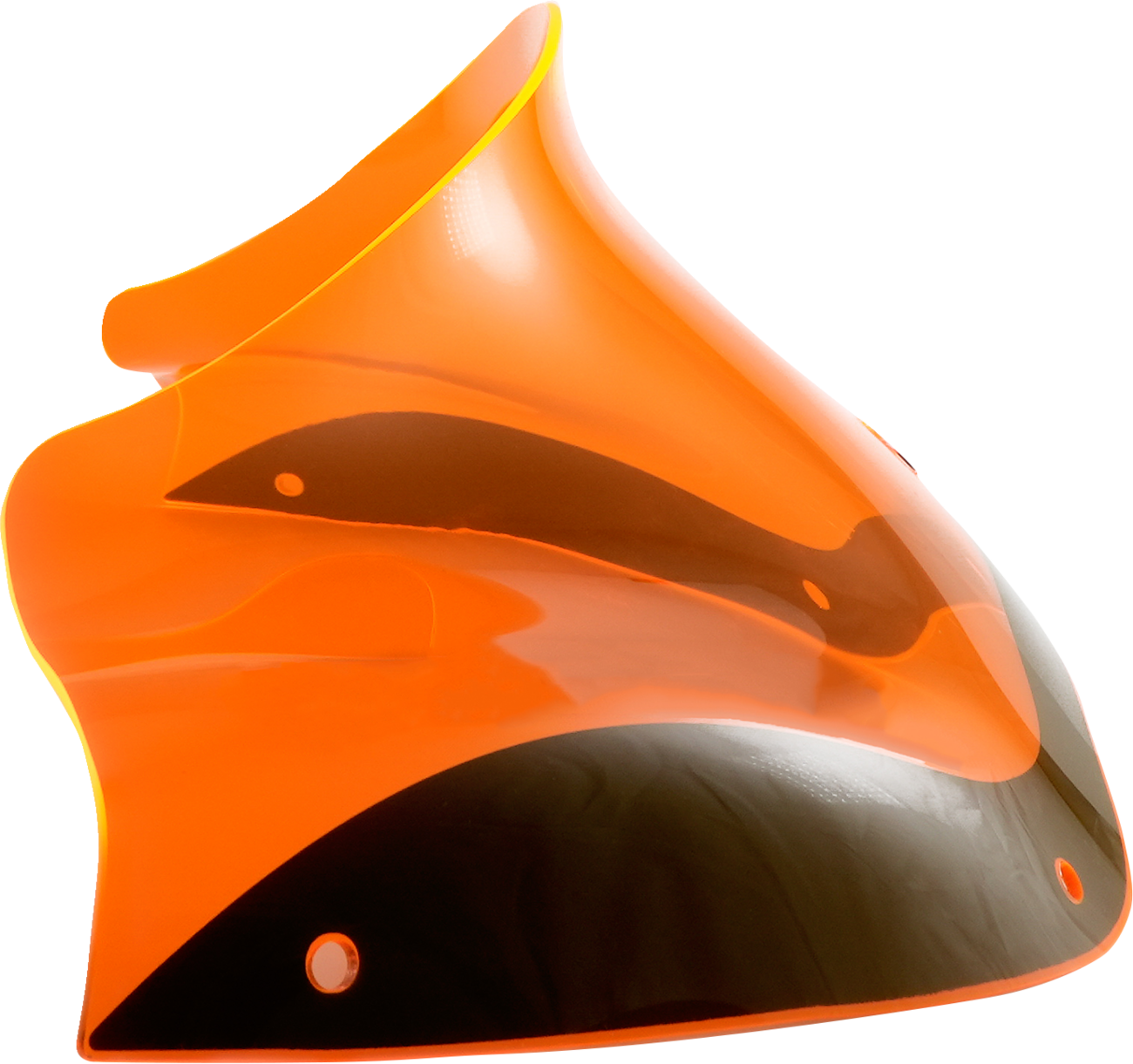Klock Werks  8" Kolor Flare Orange Ice Windshield 1998-2013 Harley Road Glide