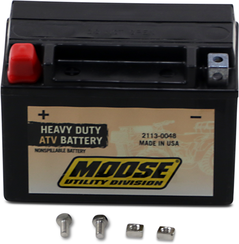 Moose Heavy Duty YTX9 Maintenance Free Battery 1987-2016 Arctic Cat Kawasaki