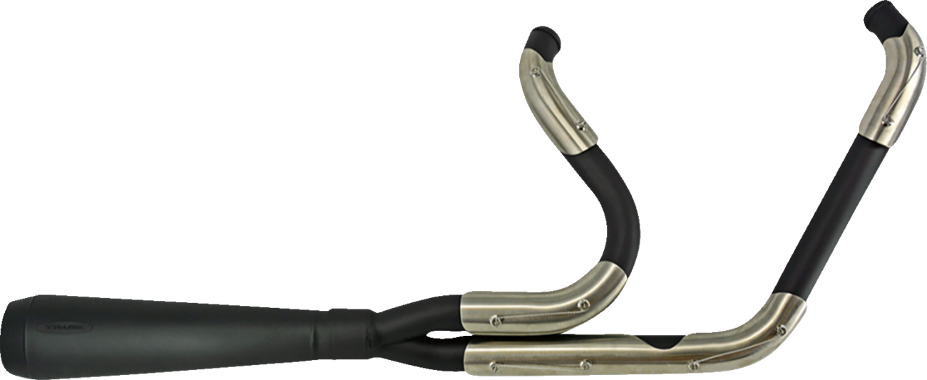 Trask Assault 2-1 Black Exhaust System fits 2018-2023 Harley Softail FLHC FXLRST