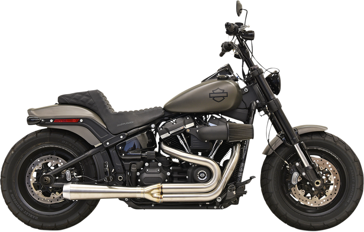 Bassani Road Rage 2-1 Exhaust 2018-2021 Harley Softail Fat Bob FXFB Slim FLSL