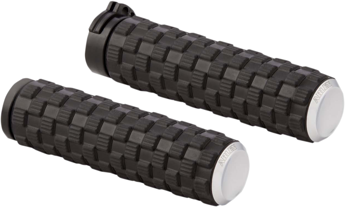 Arlen Ness Air Trax TBW 1" Motorcycle Grips 2008-2021 Harley Touring Softail