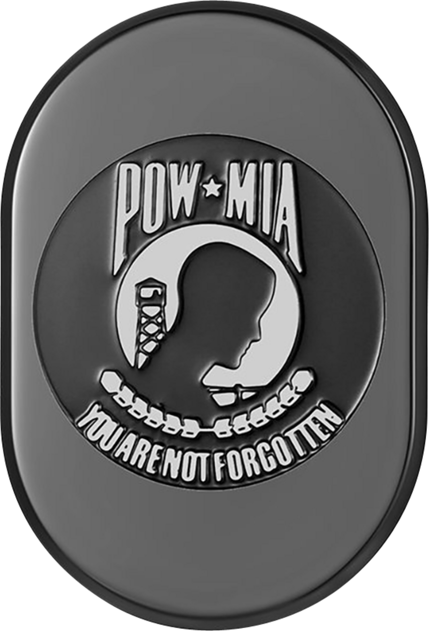 Figurati POW-MIA Black Right Side Antenna Insert 2009-2023 Harley Touring FLHX