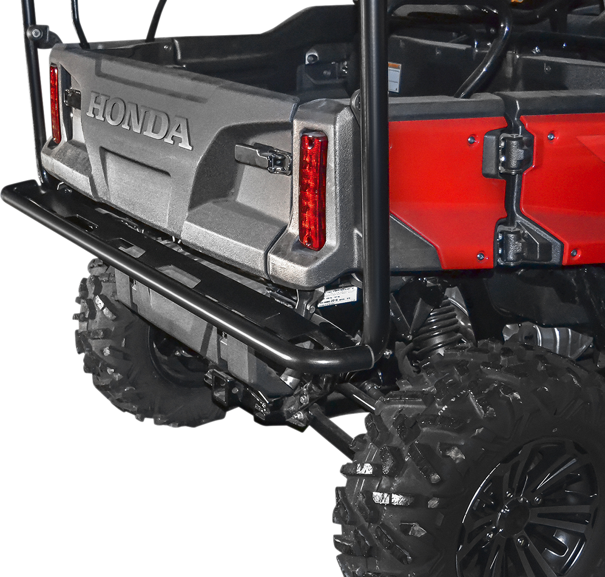 Moose Utility Black Rear UTV Side by Side Bumper 2016-2021 Honda Pioneer 1000