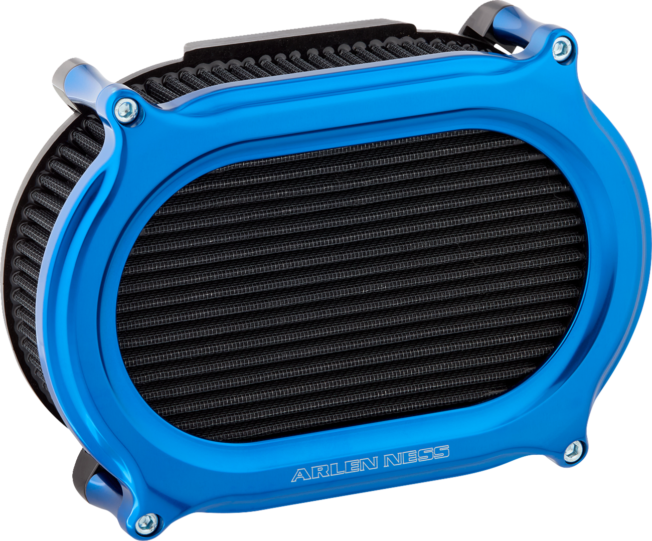 Arlen Ness Stage II Blue Oval Air Cleaner Filter Kit for 2017-24 Harley Davidson