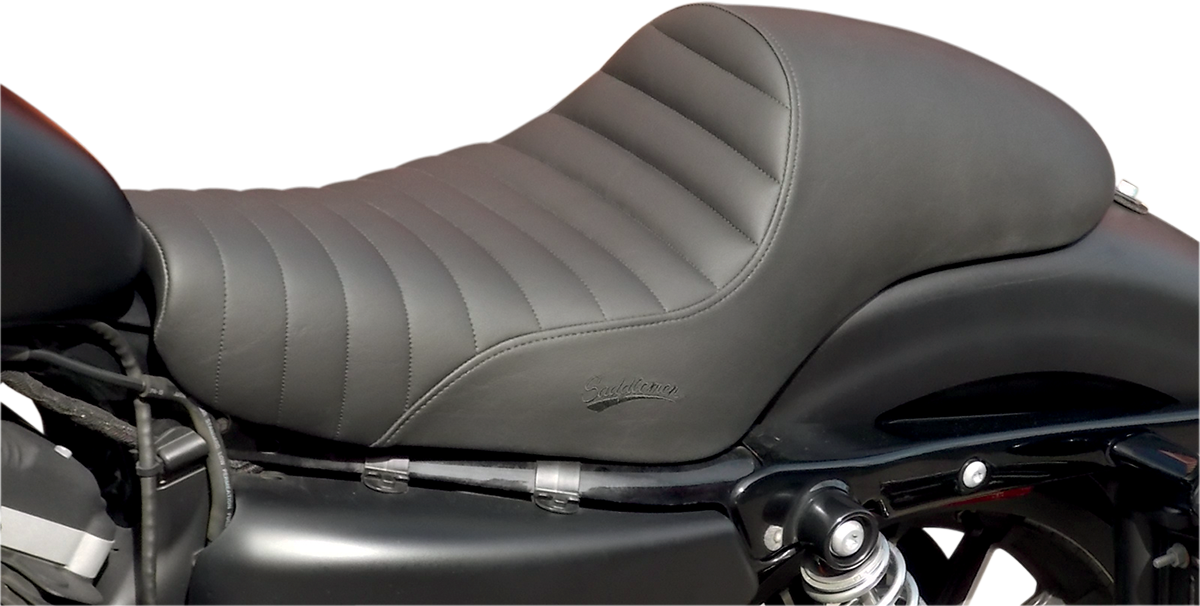 Saddlemen Americano 2-Up Cafe Seat fits 2004-2022 Harley Davidson Sportster