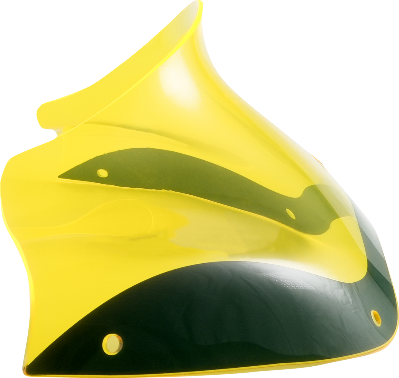 Klock Werks  8" Kolor Flare Yellow Ice Windshield 1998-2013 Harley Road Glide