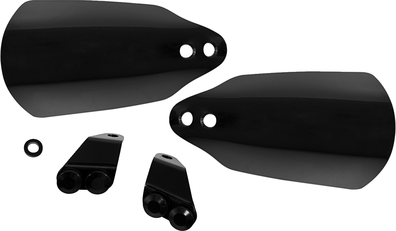 Memphis Shades Black Handlebar Hand Guards for 2018-2024 Indian Chief Challenger