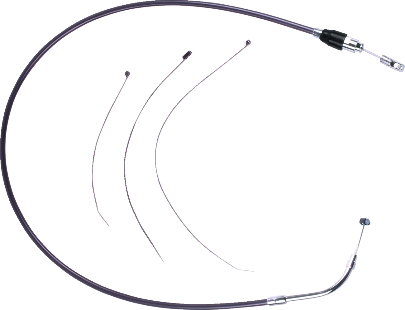 Drag Specialties Black 39.25" Upper Quick Connect Clutch Cable 2023-2024 Harley