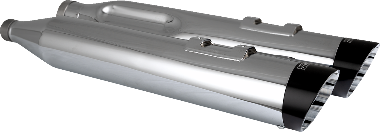 Vance & Hines Razorback 450 Chrome Slip On Mufflers for 2017-2025 Harley Touring