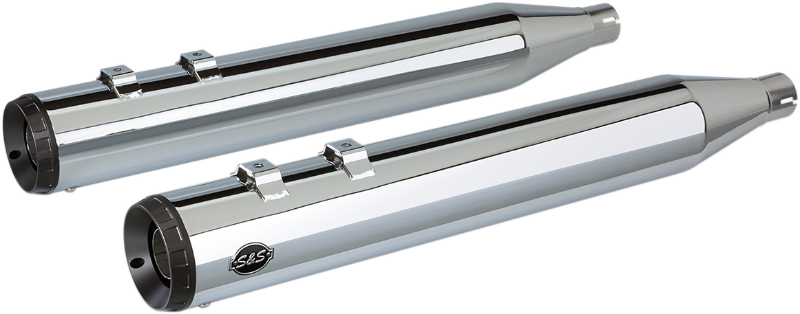 S&S Grand National Slip-On Exhaust Mufflers for 1995-2022 Harley Touring Models