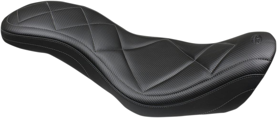 Mustang Tripper Carbon Fiber Seat 2006-2017 Harley Dyna Super Glide Low Rider