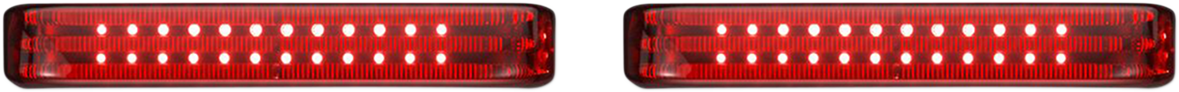 Custom Dynamics LED Sequential Chrome Saddlebag Lights 2010-2013 Harley CVO