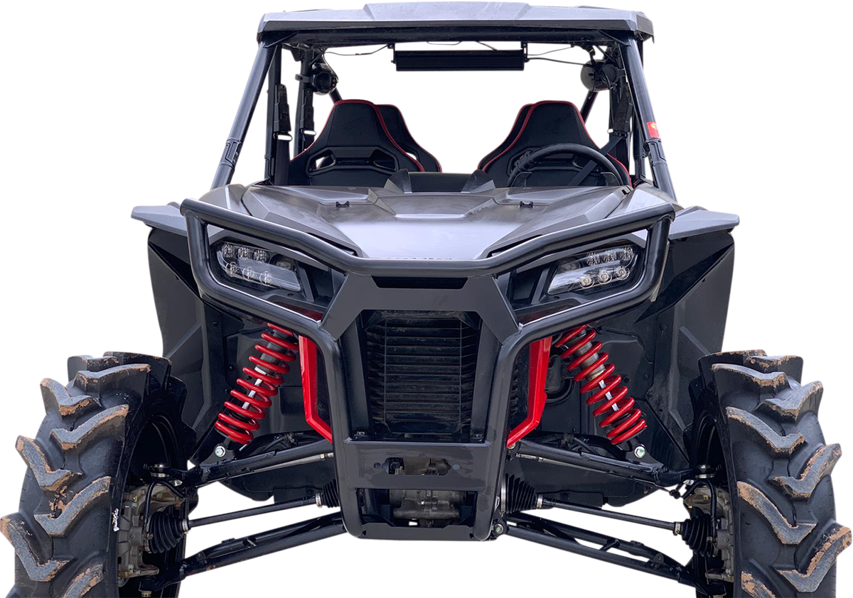 Moose Utility Front Gloss Black UTV Steel Bumper 2020-2021 Honda Talon 1000