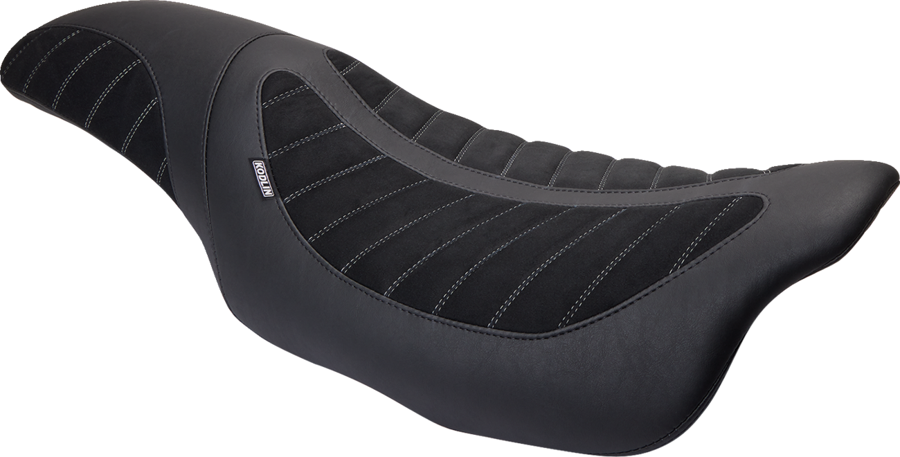 Mustang Kodlin Signature Series Alcantara Seat fits 2008-24 Harley Touring 76292