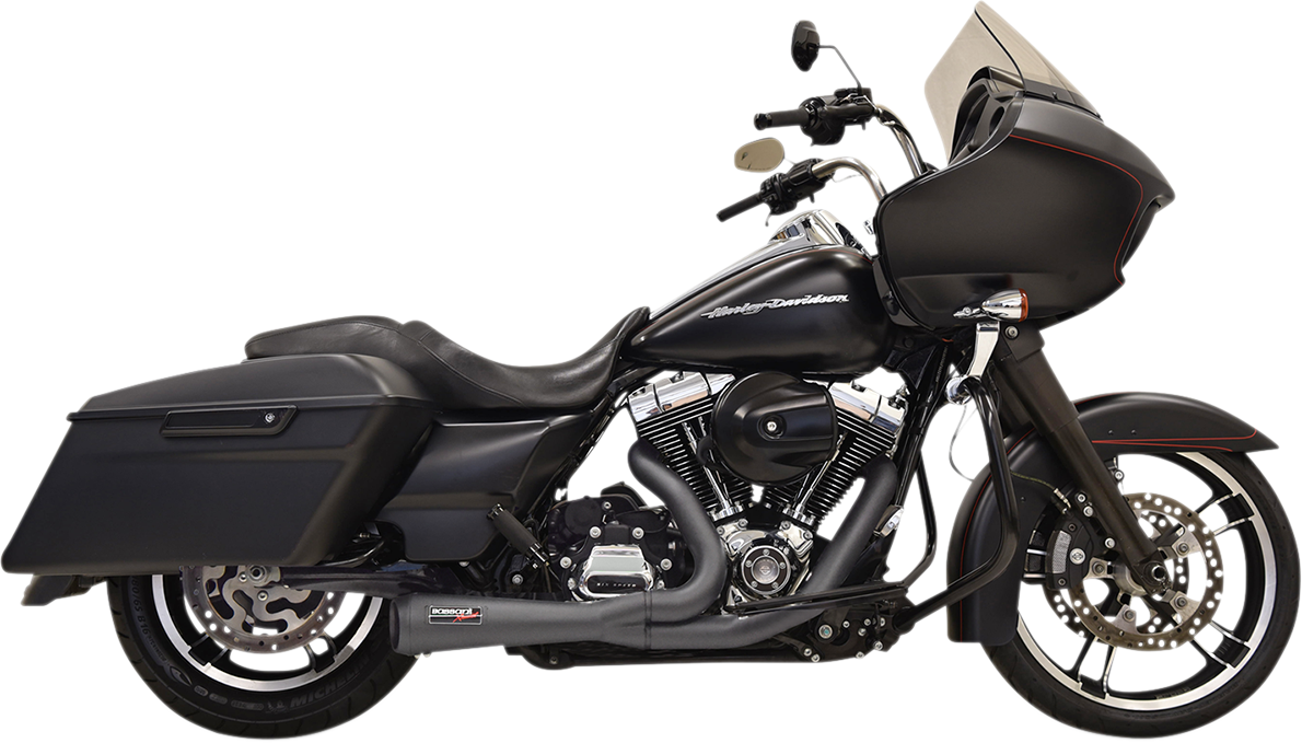 Bassani Road Rage Short 2-1 Motorcycle Exhaust 1995-2016 Harley Touring Models