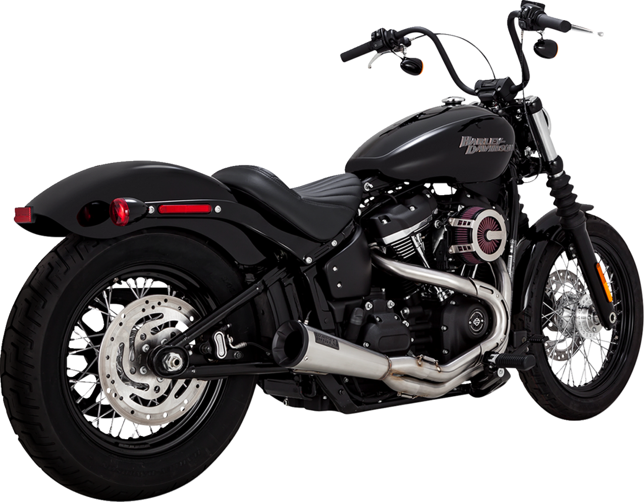Vance & Hines 2-1 Upsweep Brushed Exhaust for 2018-2023 Harley Softail Models