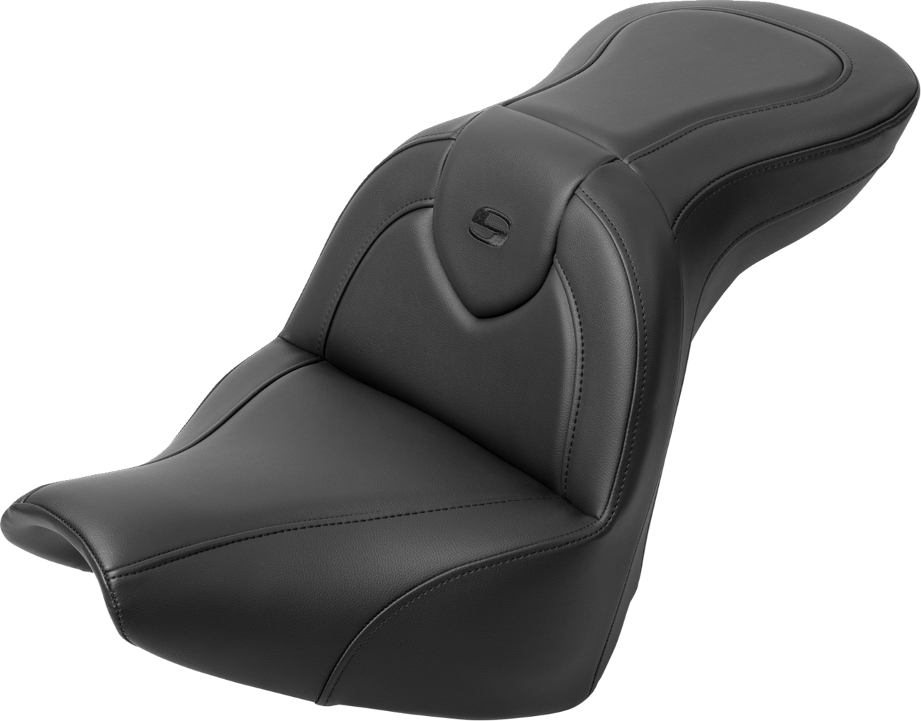 Saddlemen Roadsofa Black Stitch Gel Seat for 2018-2023 Harley Softail Breakout