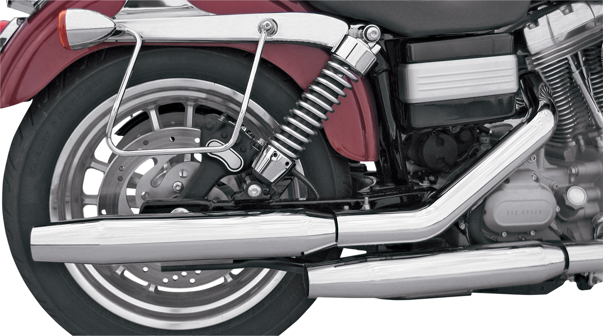 Khrome Werks HP-Plus 3" Slip On Mufflers fits 1991-2005 Harley Dyna Models FXD
