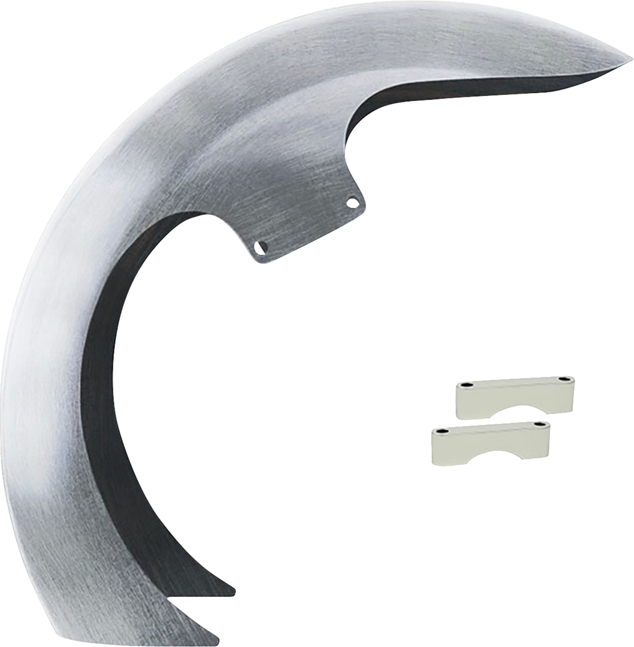 Paul Yaffe Silver DEI Steel Front Fender 1986-2013 Harley Touring FLHR 23" Wheel