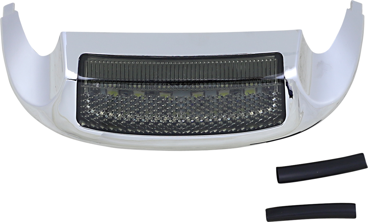 Custom Dynamics White Smoked LED Front Fender Tip Light 2014-2023 Harley Touring
