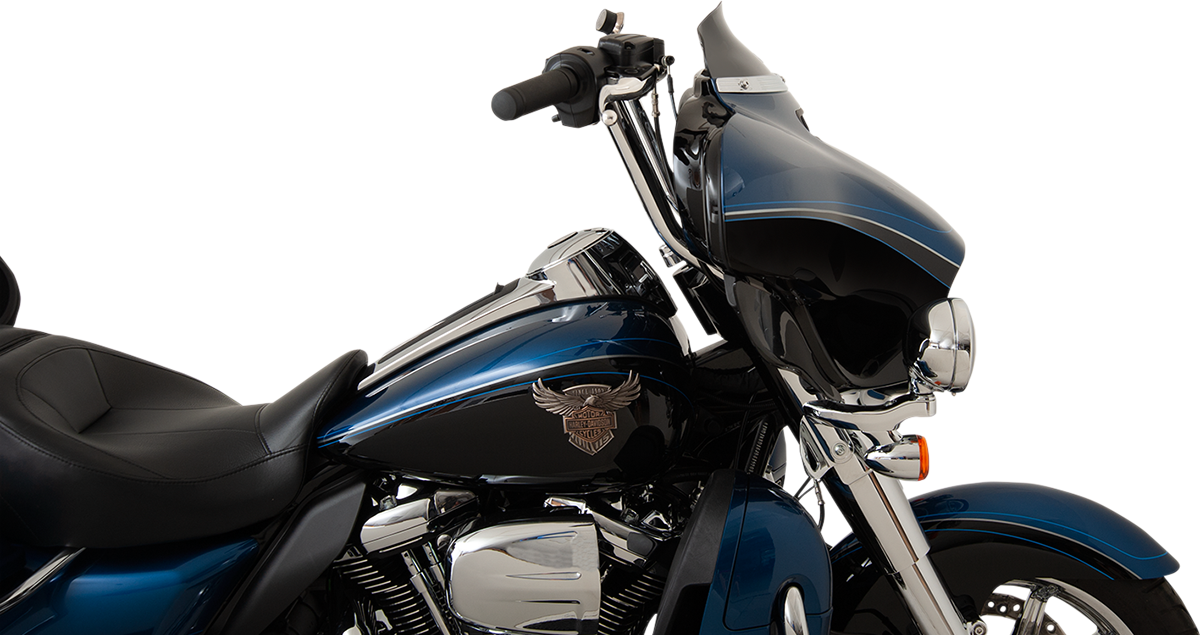 Klock Werks 4" Black Flare Windshield for 2014-23 Harley Davidson Electra Glide