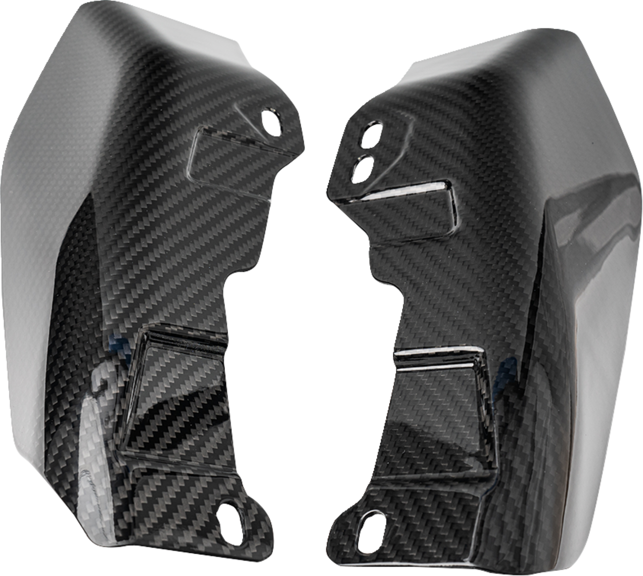 Slyfox Carbon Fiber Air Wind Deflectors 2009-23 Harley Touring Road Street Glide