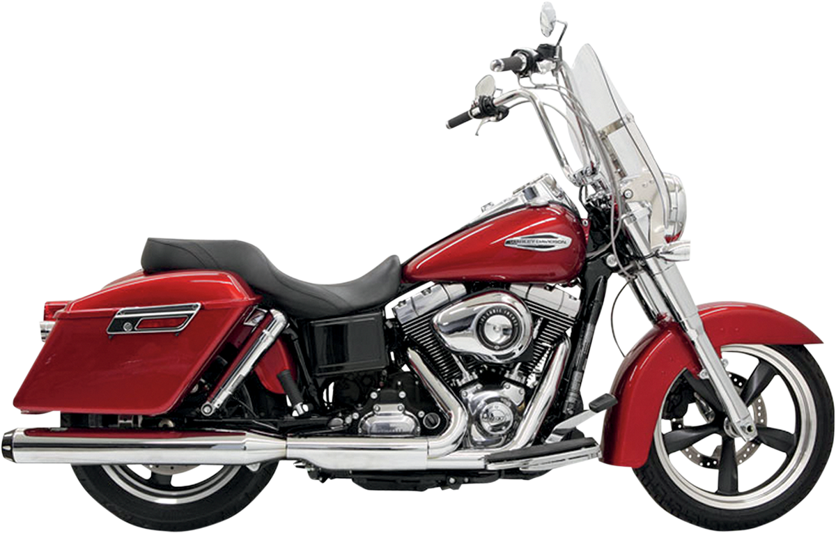 Bassani Chrome Quick Change Slip on Exhaust Muffler 2012-2016 Harley Switchback