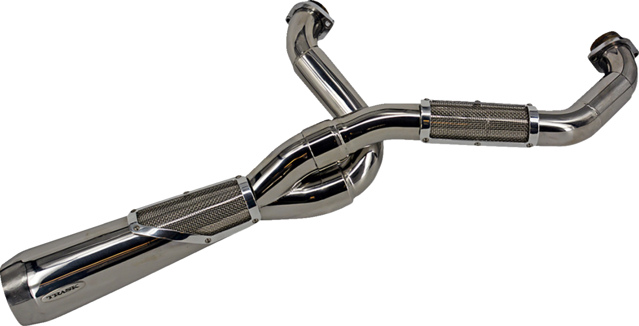 Trask Big Sexy 2-1 Polished Exhaust System for 2018-2023 Harley Softail Models