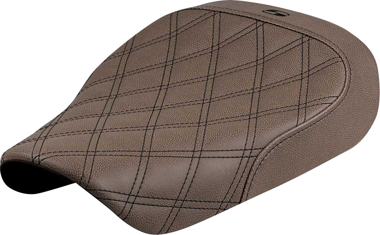 Saddlemen Brown Lattice Stitch Solo Seat for 2021-2025 Harley Sportster RH1250S