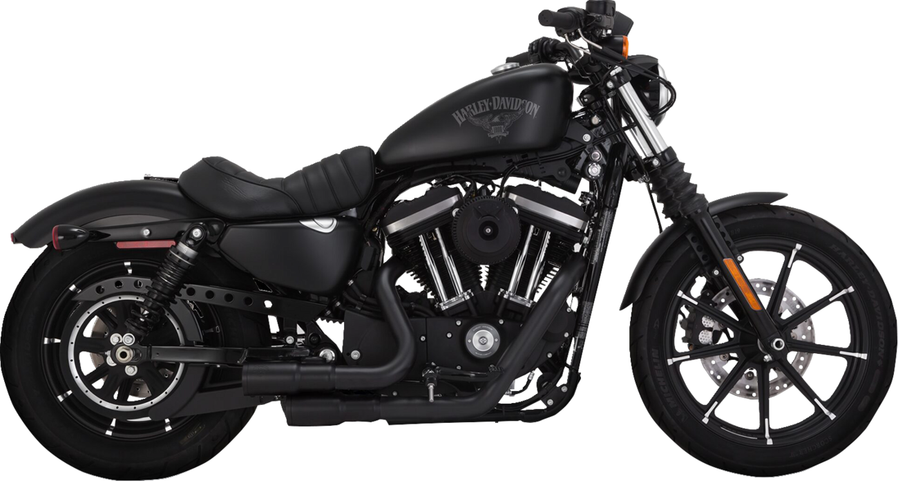 Vance & Hines Black Mini Grenade Exhaust System fits 2014-2022 Harley Sportster