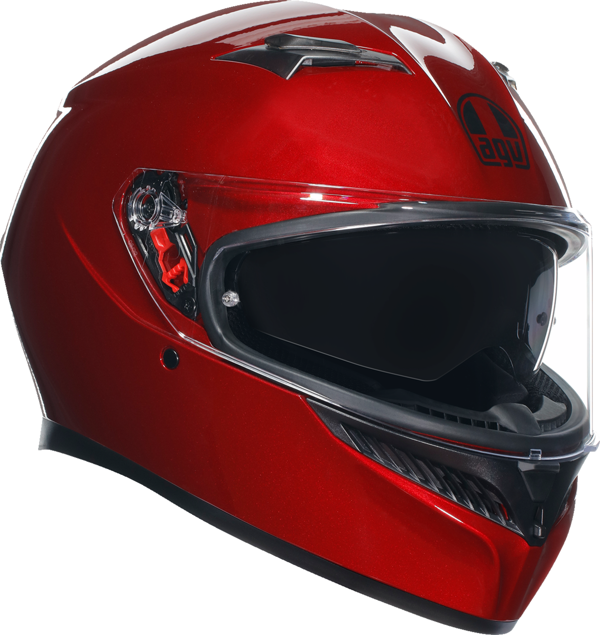 AGV K3 Mono Competizione Red Unisex Adult Motorcycle Street Full Face Helmet