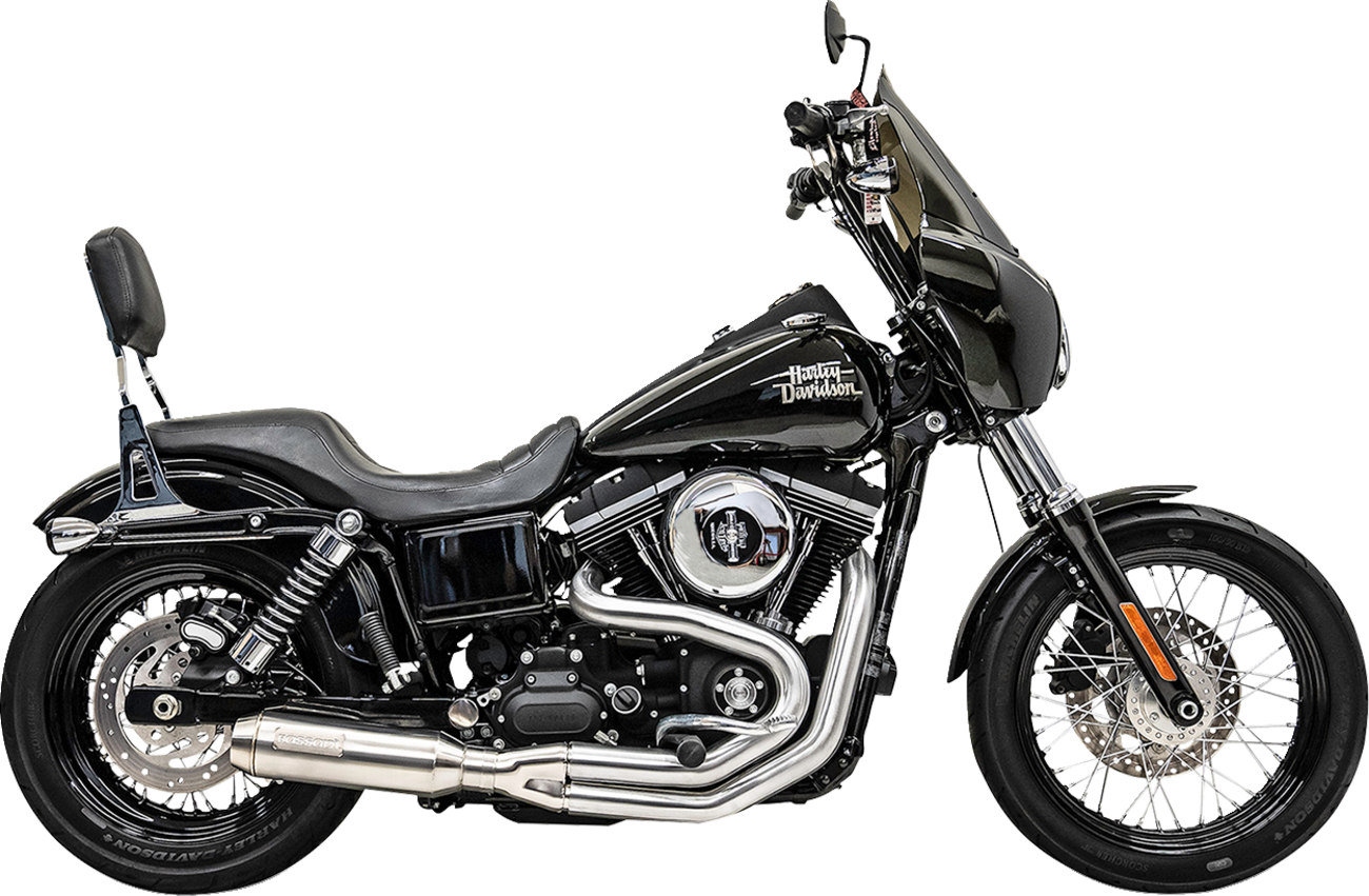 Bassani Mid-Length 2-1 Super FX Exhaust System for 1991-2017 Harley Dyna FXD