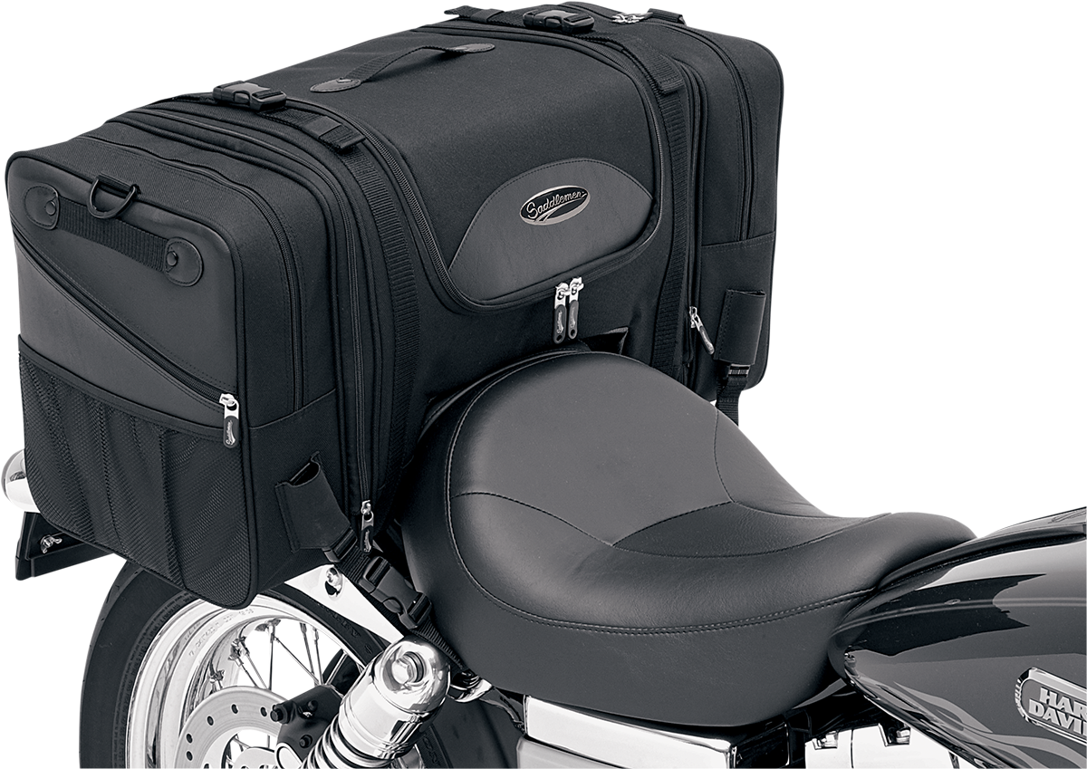 Saddlemen TS3200DE Deluxe Motorcycle Luggage Tail Sissy Bar Bag Harley Honda