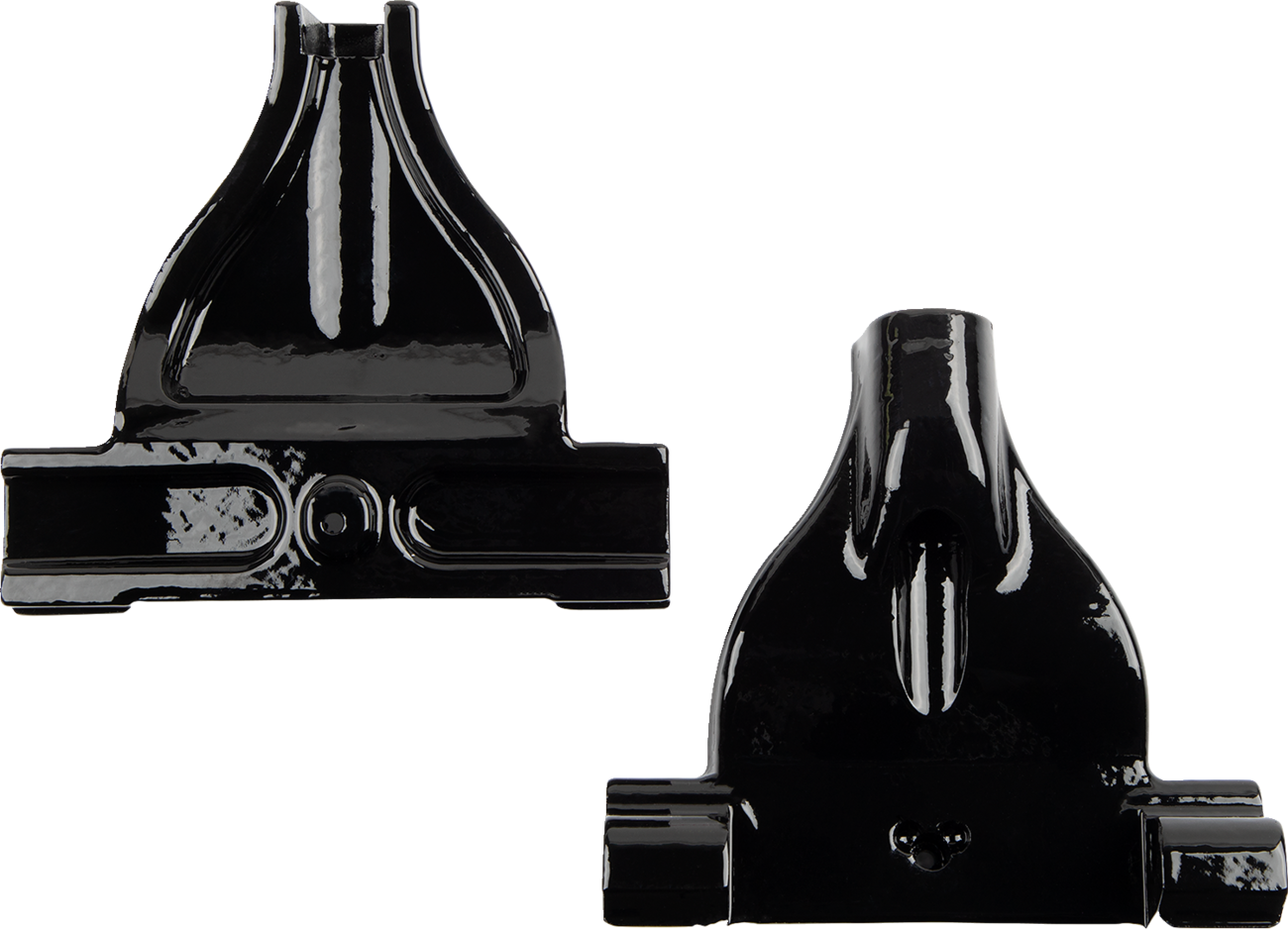 Drag Specialties Black Passenger Floorboard Mounts for 2018-2023 Harley Softail