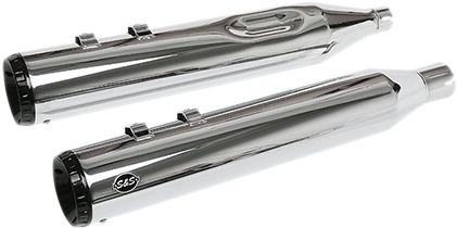 S&S GNX 4.5" Motorcycle Slip on Exhaust Mufflers 2017-2021 Harley Touring Models