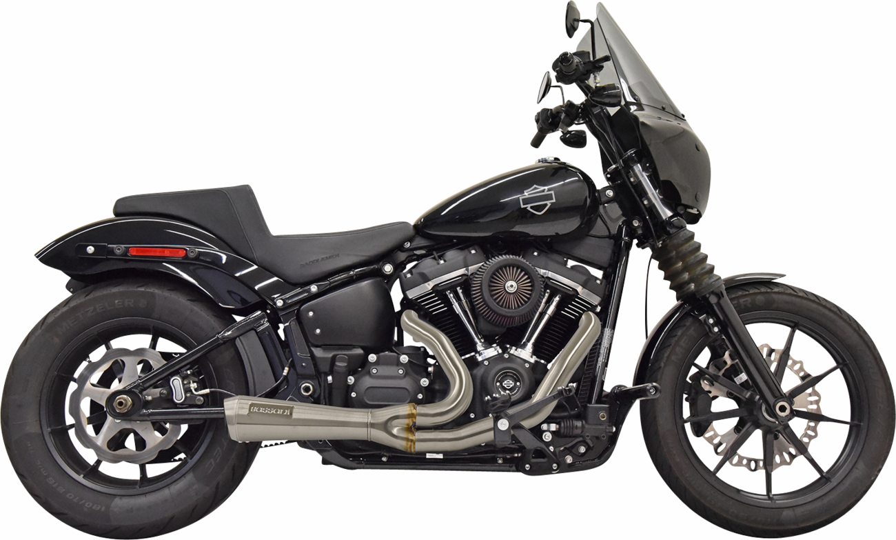Bassani Ripper Short 2-1 Exhaust System for 2018-2023 Harley Softail FXLR FLFBS
