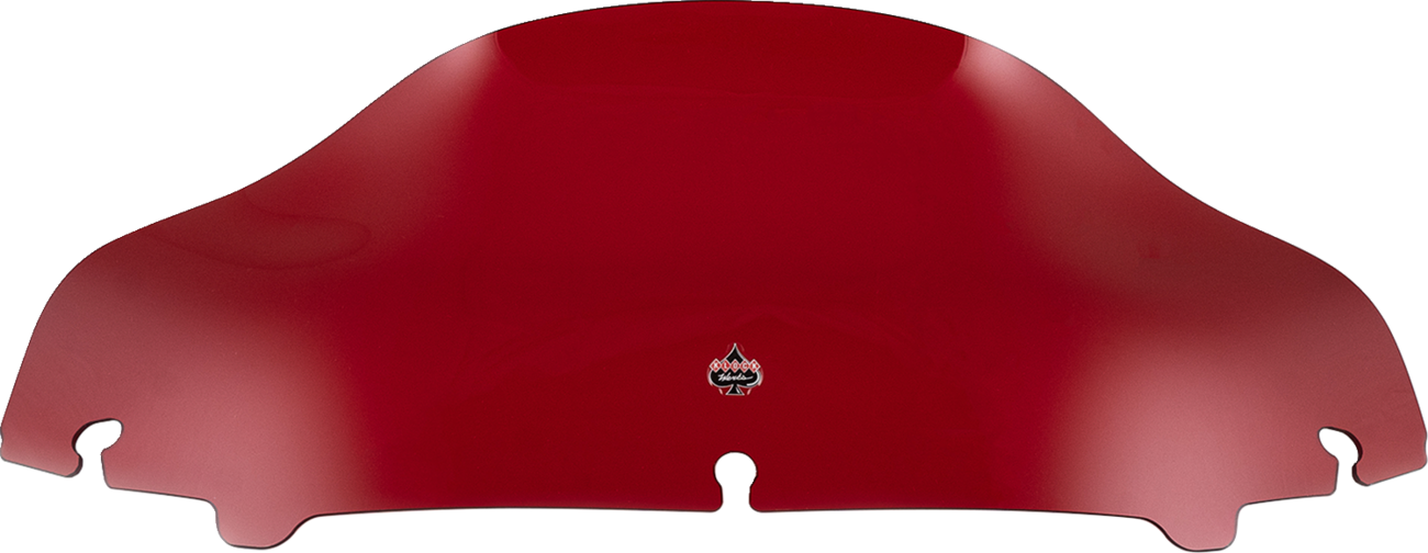 Klock Werks Kolor Flare 6.5" Red Windshield for 2014-2023 Harley Touring FLHT