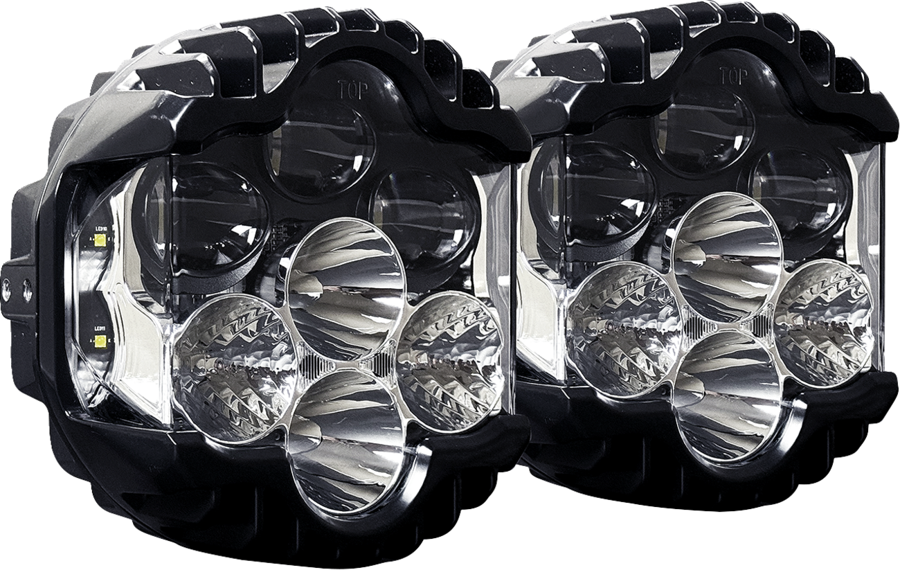 Custom Dynamics Shark Demon LED Headlight Kit for 2015-2023 Harley Road Glide