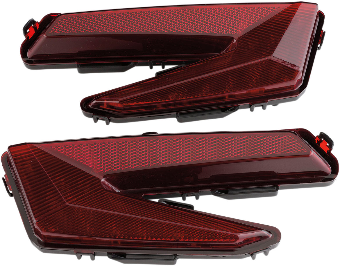 Moose Utility Rear Red LED Side by Side Taillights 2017-2019 Can Am Maverick X3