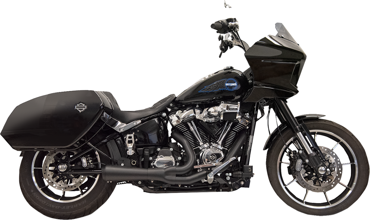 Bassani Ripper Black 2-1 Exhaust System fits 2025 Harley Softail FLHC FXLRST