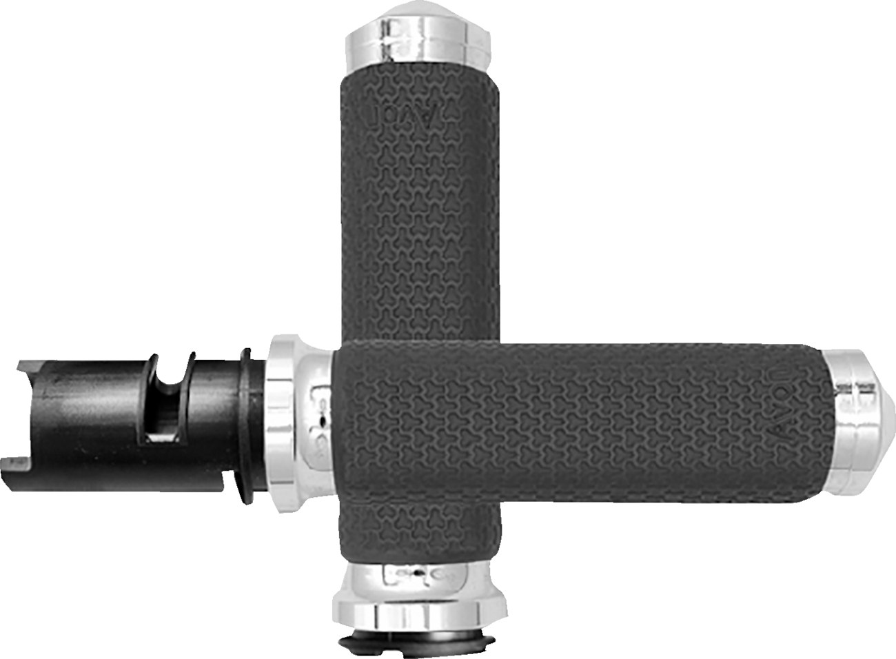 Avon Memory Foam Chrome TBW Handlebar Hand Grips for 2023-2024 Harley Touring