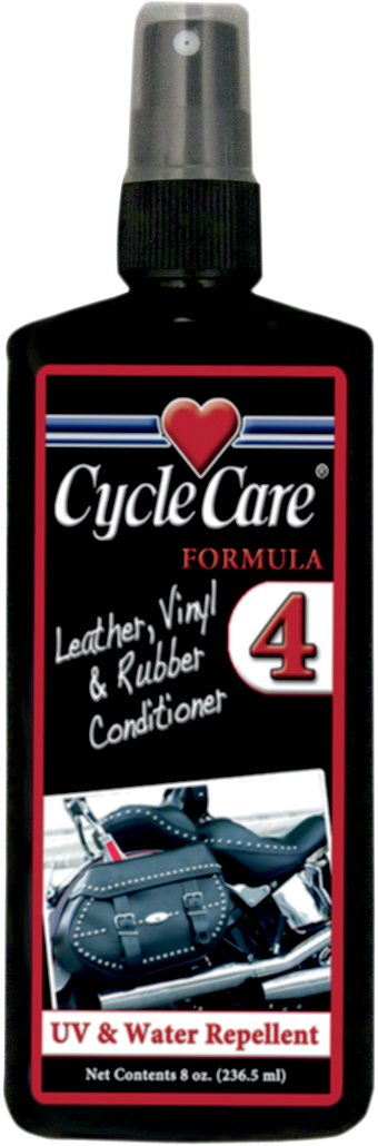 Cycle Care 8oz Formula 4 Motorcycle Leather Vinyl & Rubber Conditioner Spray